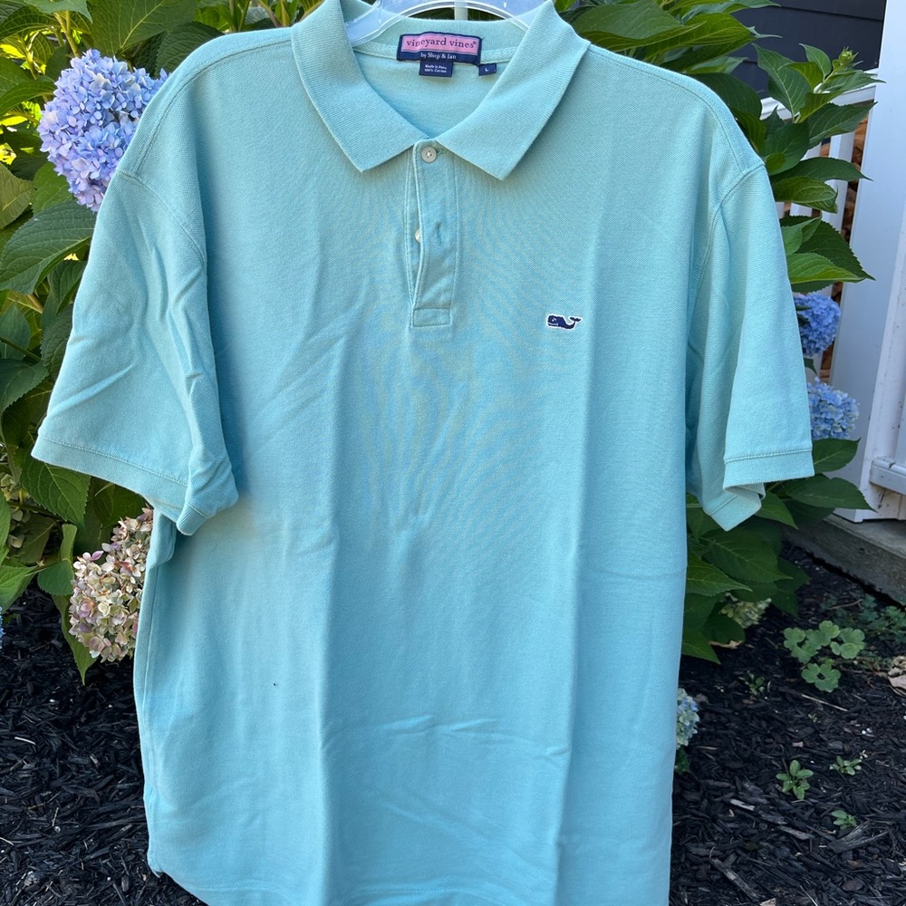 Men’s Vineyard Vines mint green polo